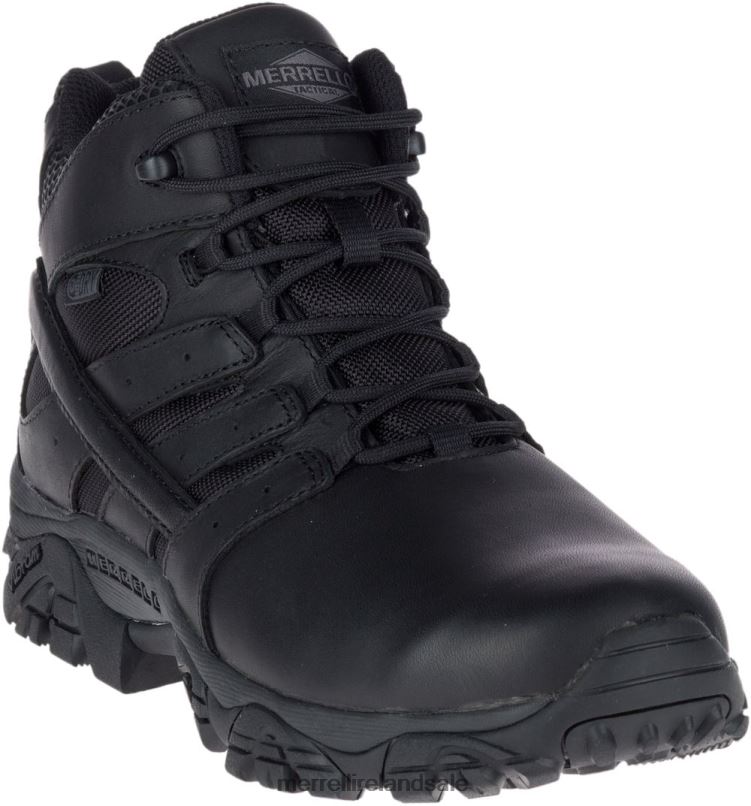 Moab 2 Mid Tactical Response Waterproof Boot Wide Width (J45337W) Merrell Men BX26T700 Black Shoes