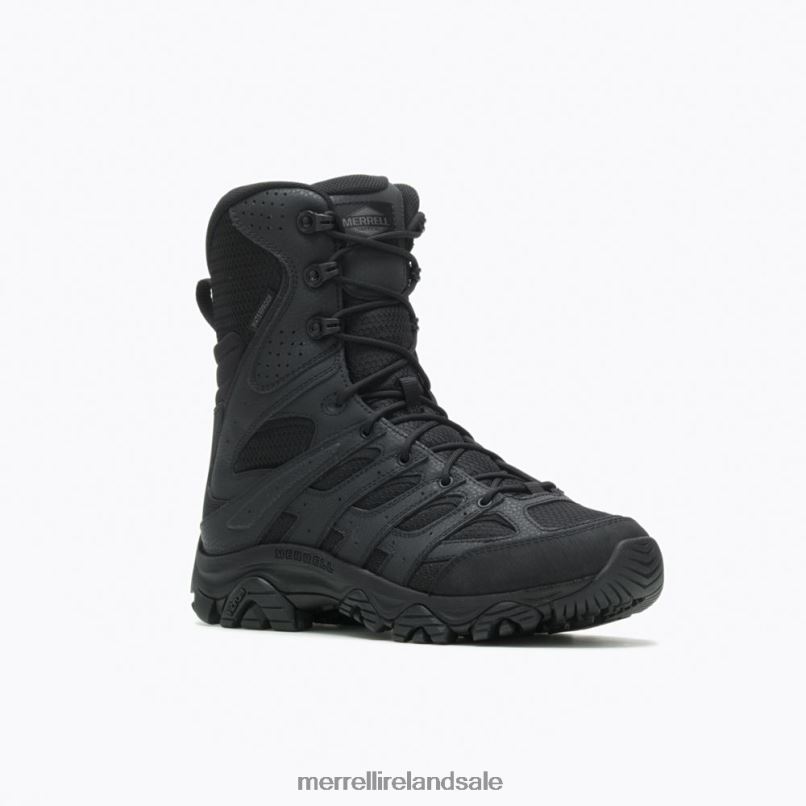 Moab 3 8'' Tactical Zip Waterproof Boot (J003907) Merrell Men BX26T630 Black Shoes