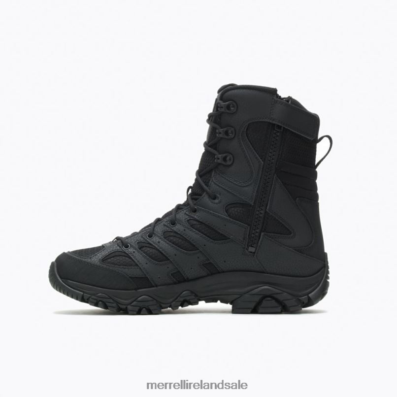 Moab 3 8'' Tactical Zip Waterproof Boot (J003907) Merrell Men BX26T630 Black Shoes