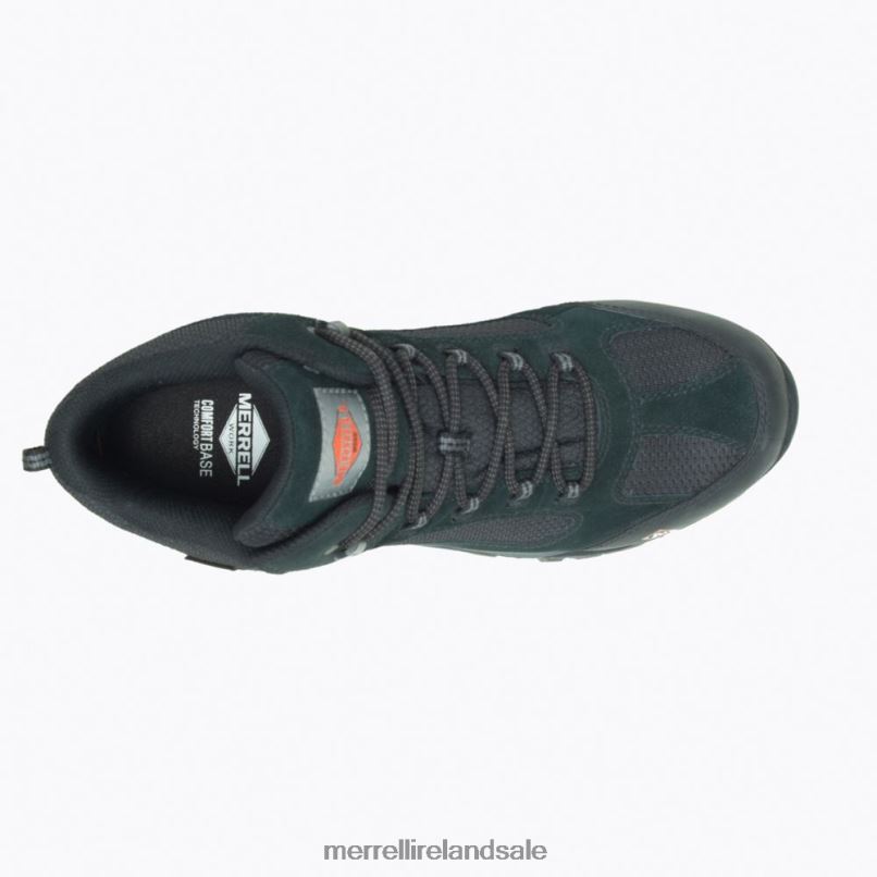 Moab Onset Mid Waterproof Comp Toe Work Boot (J099509) Merrell Men BX26T433 Black Shoes