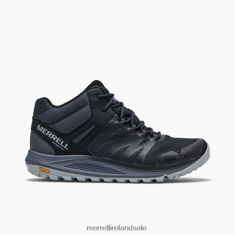 Nova 2 Mid Waterproof (J035579) Merrell Men BX26T208 Black Shoes