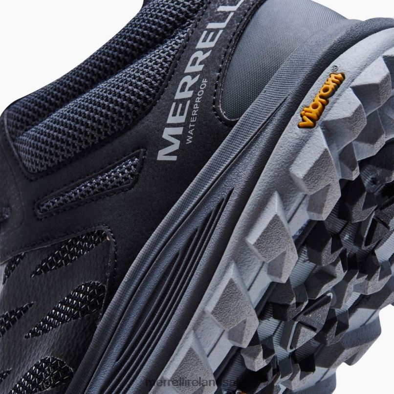 Nova 2 Mid Waterproof (J035579) Merrell Men BX26T208 Black Shoes