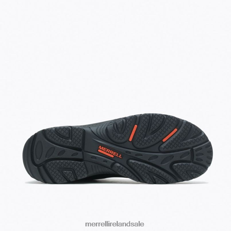 Strongfield Leather 6'' Waterproof Comp Toe Work Boot Wide Width (J099387W) Merrell Men BX26T708 Black Shoes