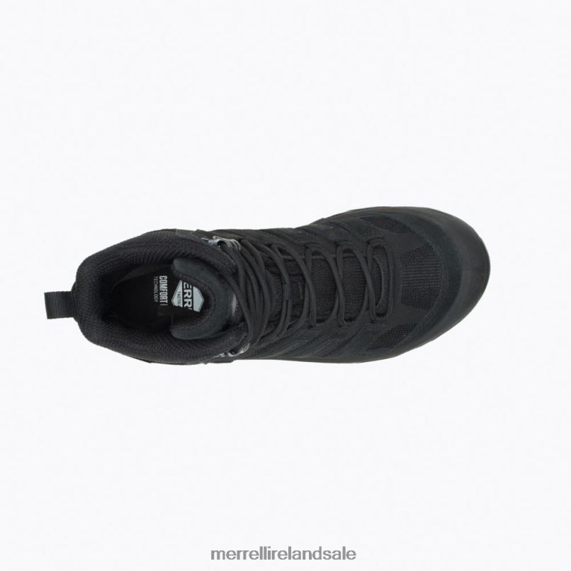 Strongfield Tactical 6'' Waterproof Boot (J099301) Merrell Men BX26T441 Black Shoes