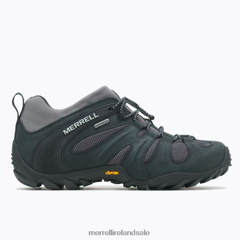 Chameleon 8 Stretch Waterproof (J034177) Merrell Men BX26T182 Black/Grey Shoes
