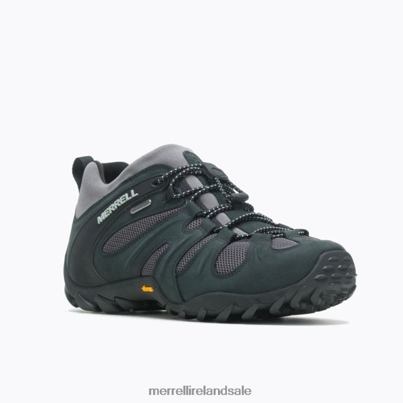Chameleon 8 Stretch Waterproof (J034177) Merrell Men BX26T182 Black/Grey Shoes