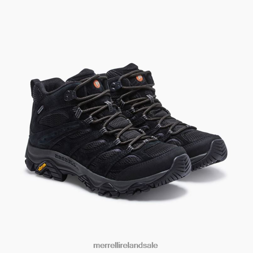 Moab 3 Mid Waterproof (J035835) Merrell Men BX26T129 Black Shoes