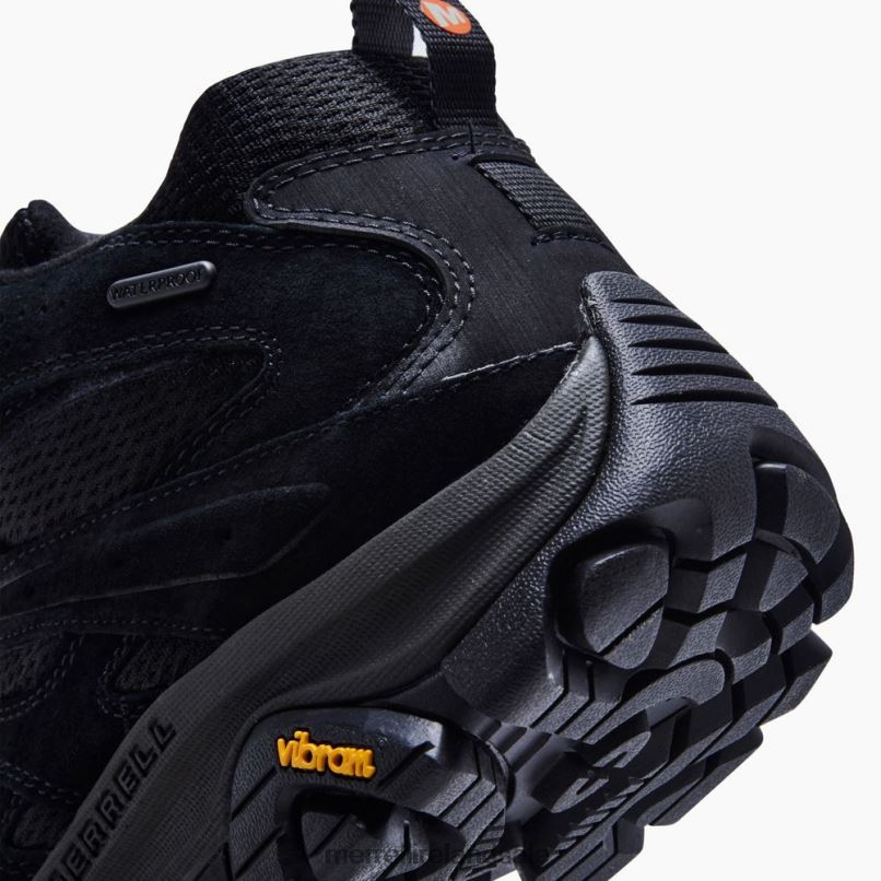 Moab 3 Mid Waterproof (J035835) Merrell Men BX26T129 Black Shoes