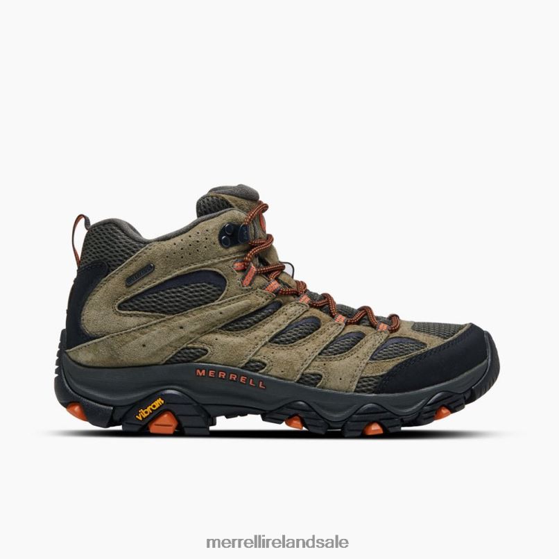 Moab 3 Mid Waterproof (J035841) Merrell Men BX26T127 Olive Shoes