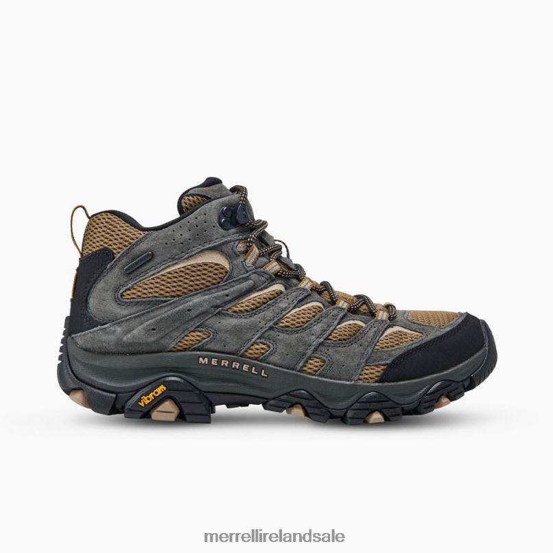 Moab 3 Mid Waterproof Wide Width (J036269W) Merrell Men BX26T217 Butternut/Beluga Shoes