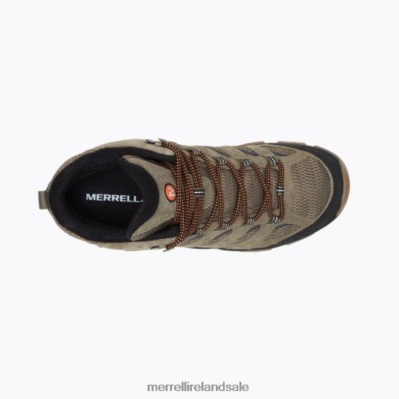 Moab 3 Mid Waterproof Wide Width (J036549W) Merrell Men BX26T218 Olive/Gum Shoes