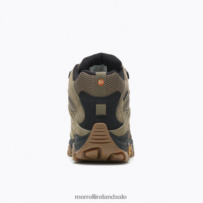 Moab 3 Mid Waterproof Wide Width (J036549W) Merrell Men BX26T218 Olive/Gum Shoes