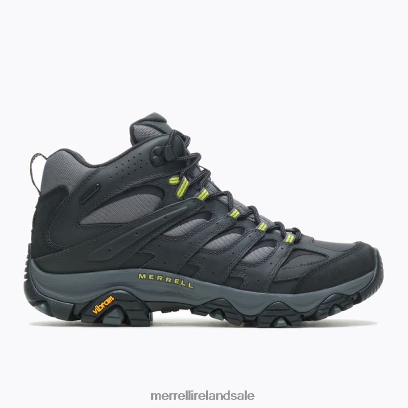 Moab 3 Thermo Mid Waterproof (J036629) Merrell Men BX26T652 Granite/Hi Viz Shoes