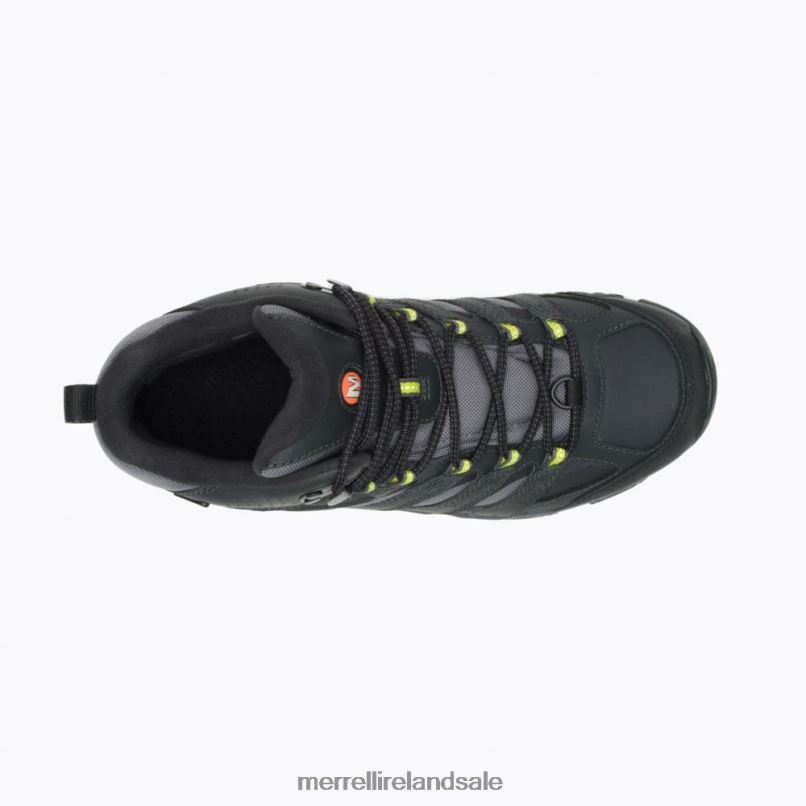 Moab 3 Thermo Mid Waterproof (J036629) Merrell Men BX26T652 Granite/Hi Viz Shoes