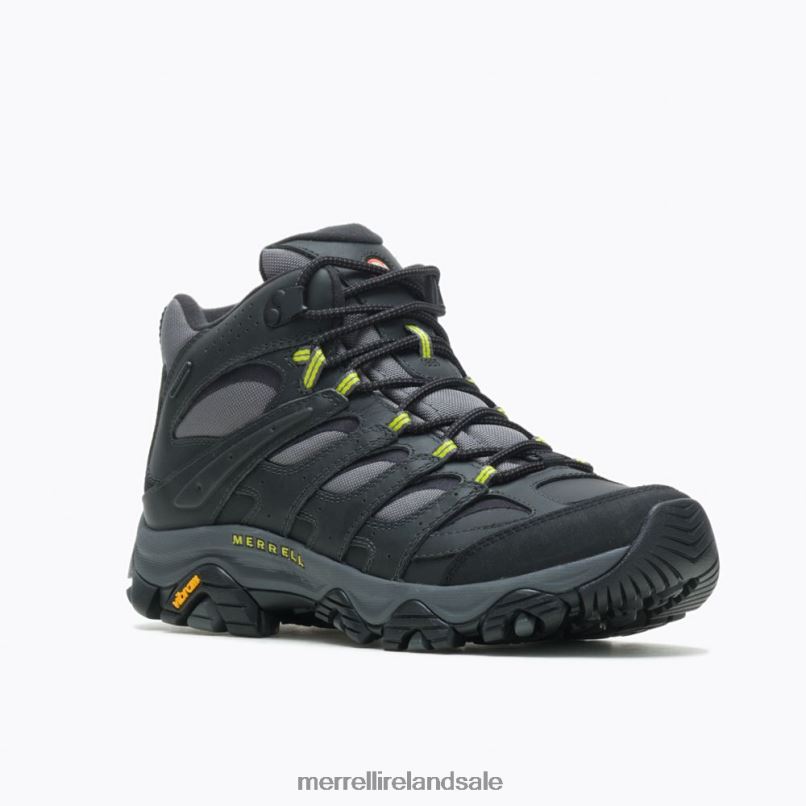 Moab 3 Thermo Mid Waterproof (J036629) Merrell Men BX26T652 Granite/Hi Viz Shoes
