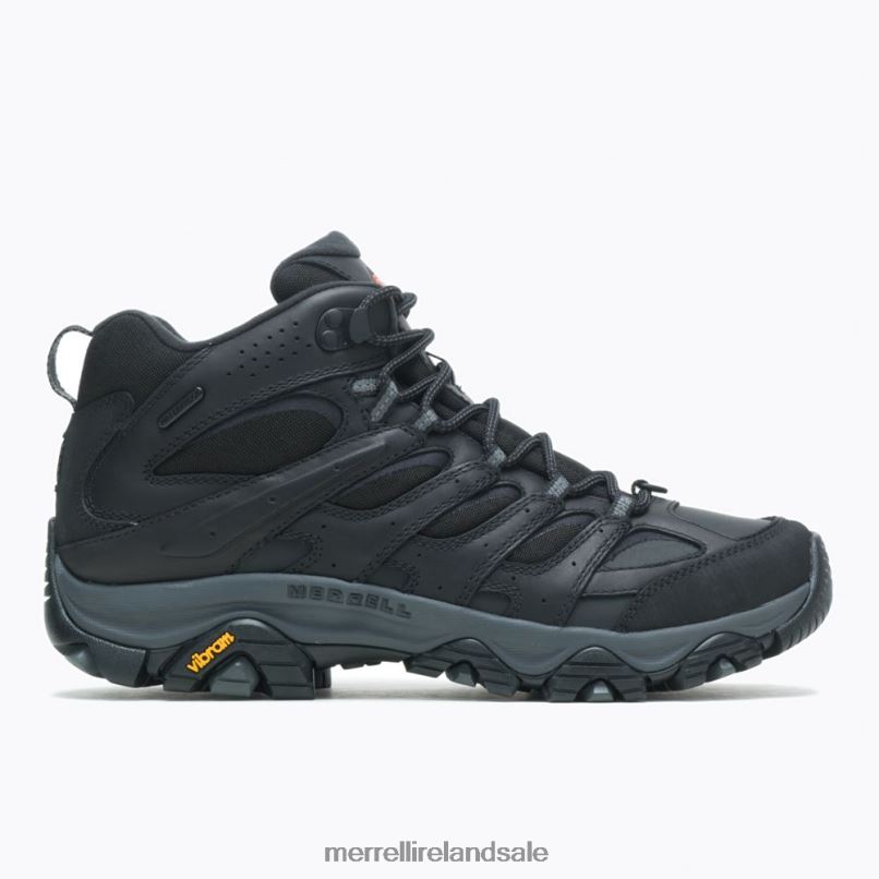Moab 3 Thermo Mid Waterproof Wide Width (J036577W) Merrell Men BX26T628 Black Shoes