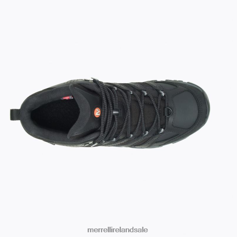 Moab 3 Thermo Mid Waterproof Wide Width (J036577W) Merrell Men BX26T628 Black Shoes