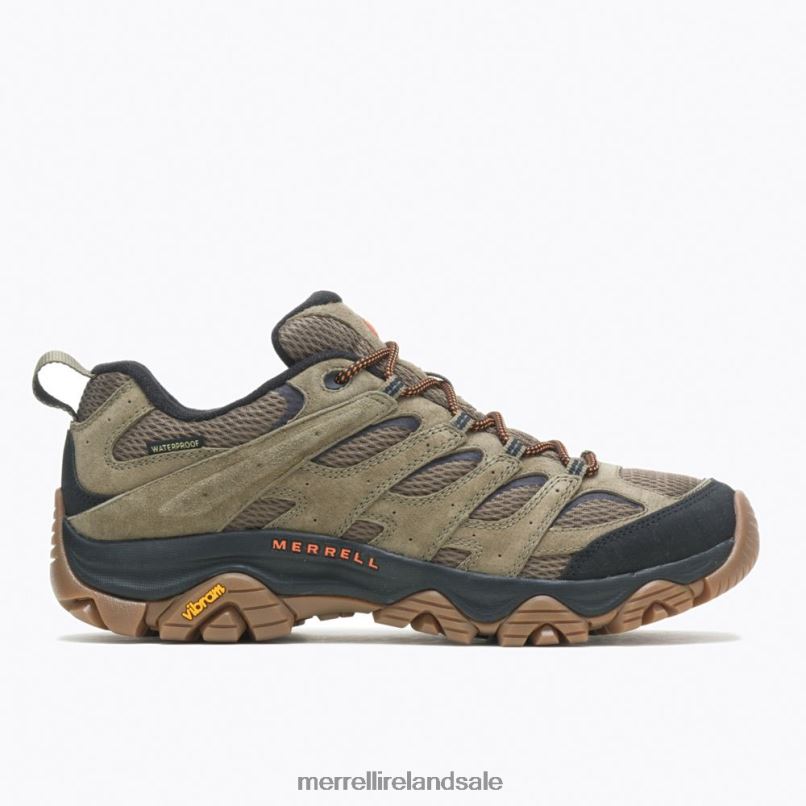 Moab 3 Waterproof (J036553) Merrell Men BX26T76 Olive/Gum Shoes