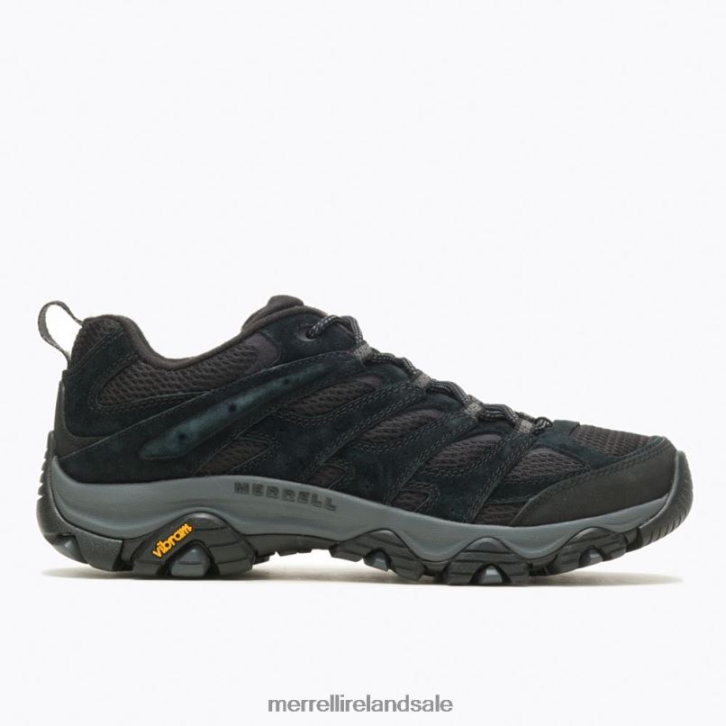Moab 3 Wide Width (J035875W) Merrell Men BX26T206 Black Night Shoes