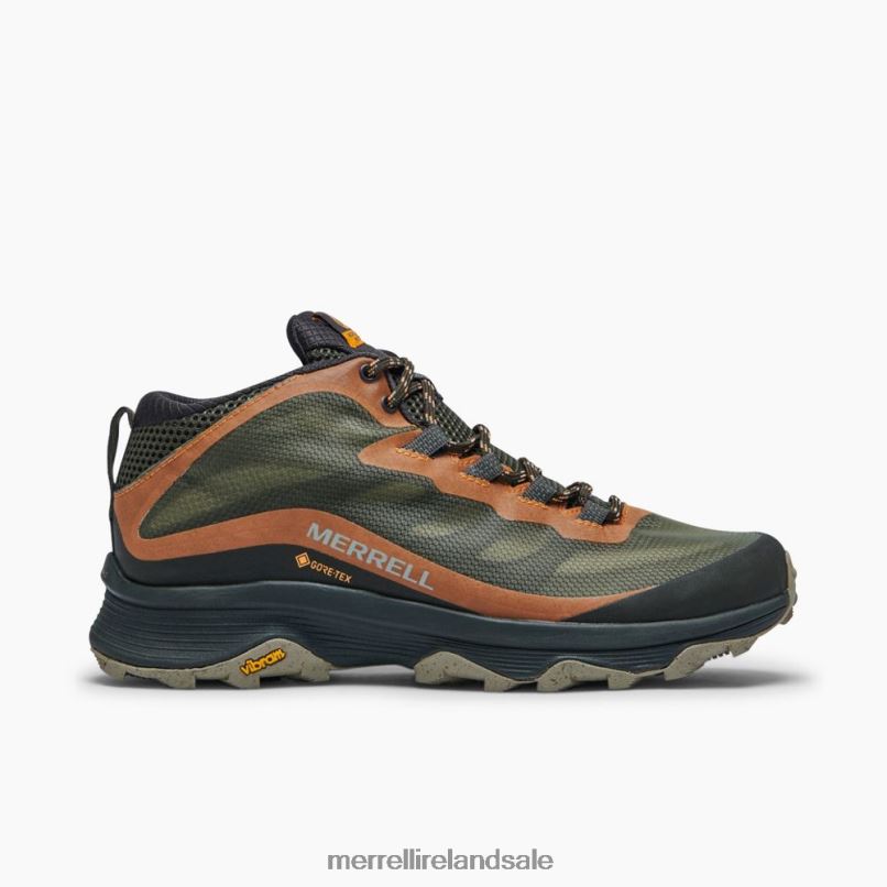 Moab Speed Mid GORE-TEX Wide Width (J135411W) Merrell Men BX26T354 Lichen Shoes