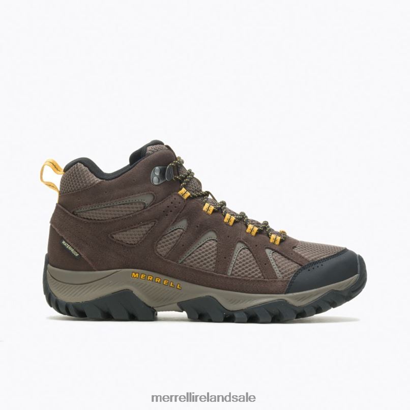 Oakcreek Mid Waterproof Wide Width (J036401W) Merrell Men BX26T604 Espresso Shoes