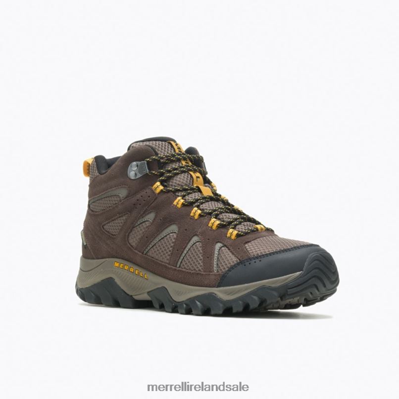 Oakcreek Mid Waterproof Wide Width (J036401W) Merrell Men BX26T604 Espresso Shoes