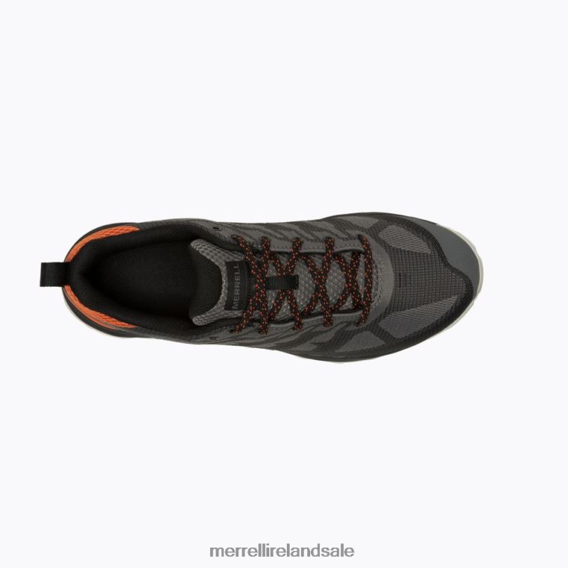 Speed Eco Waterproof (J036999) Merrell Men BX26T73 Charcoal/Tangerine Shoes
