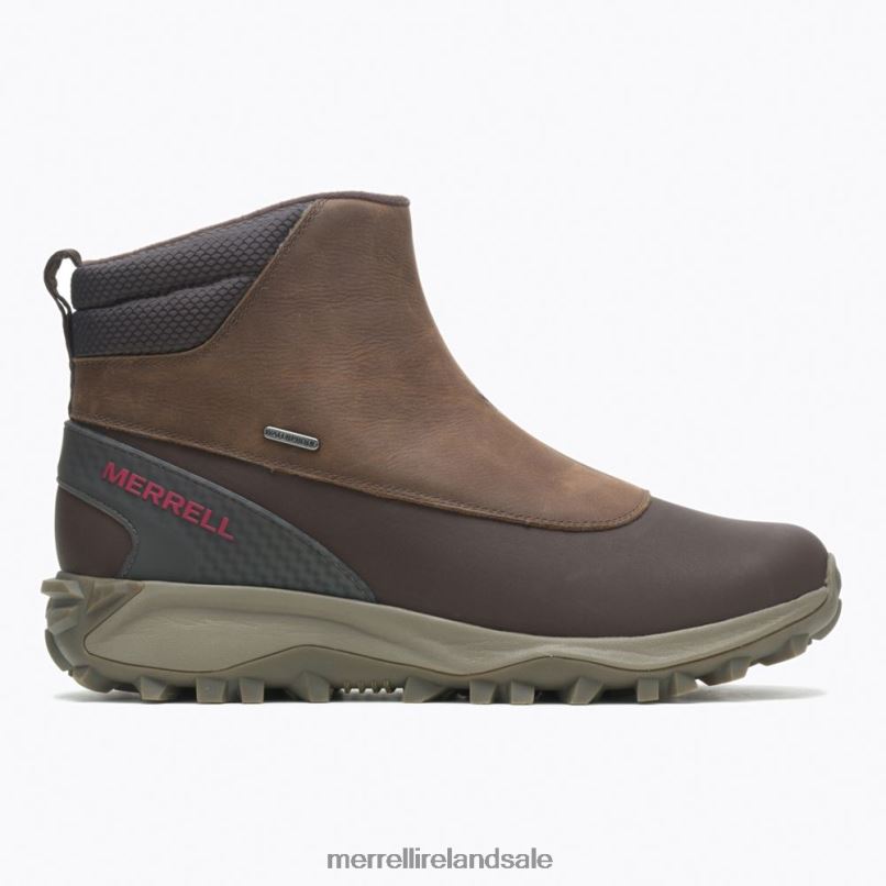 Thermo Kiruna Mid Zip Waterproof (J035051) Merrell Men BX26T758 Clay Shoes