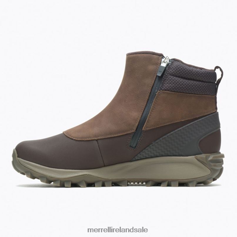 Thermo Kiruna Mid Zip Waterproof (J035051) Merrell Men BX26T758 Clay Shoes