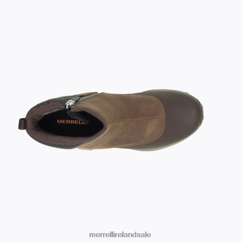 Thermo Kiruna Mid Zip Waterproof (J035051) Merrell Men BX26T758 Clay Shoes
