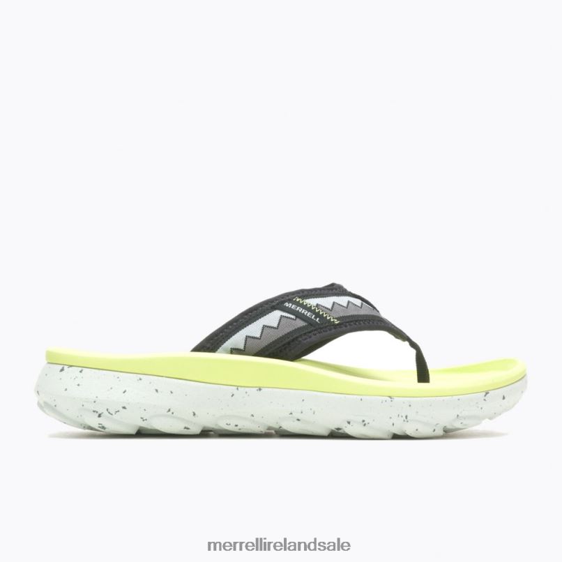 Hut Ultra Flip (J004919) Merrell Men BX26T117 Black/Celery Shoes