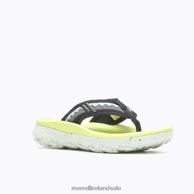 Hut Ultra Flip (J004919) Merrell Men BX26T117 Black/Celery Shoes