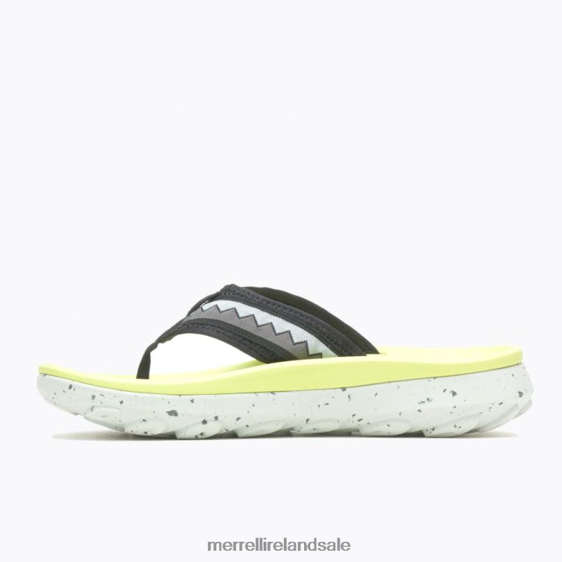 Hut Ultra Flip (J004919) Merrell Men BX26T117 Black/Celery Shoes