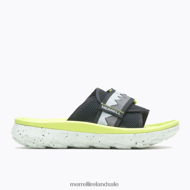 Hut Ultra Slide (J004941) Merrell Men BX26T114 Black/Celery Shoes