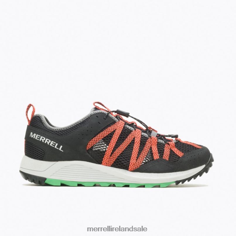 Wildwood Aerosport (J067675) Merrell Men BX26T698 Black/Tangerine Shoes
