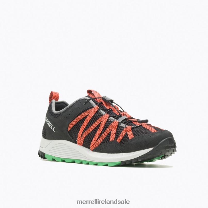 Wildwood Aerosport (J067675) Merrell Men BX26T698 Black/Tangerine Shoes
