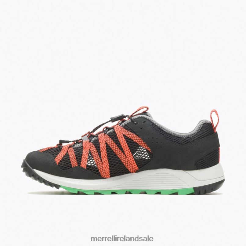 Wildwood Aerosport (J067675) Merrell Men BX26T698 Black/Tangerine Shoes