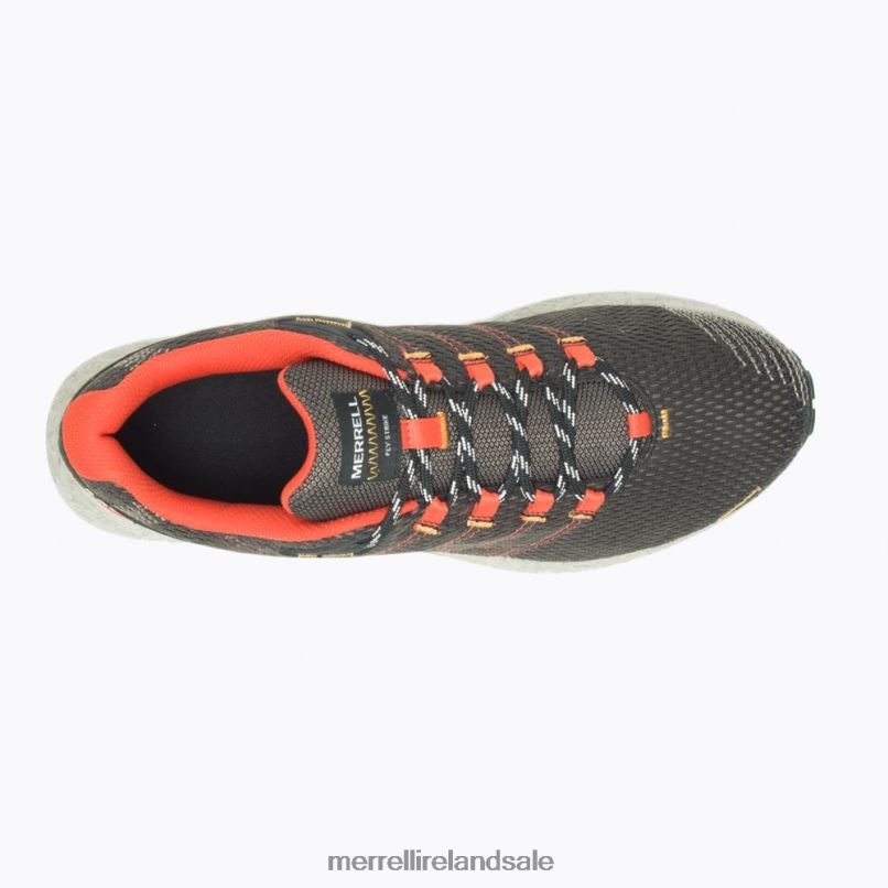 Fly Strike (J067377) Merrell Men BX26T736 Black/Tangerine Shoes