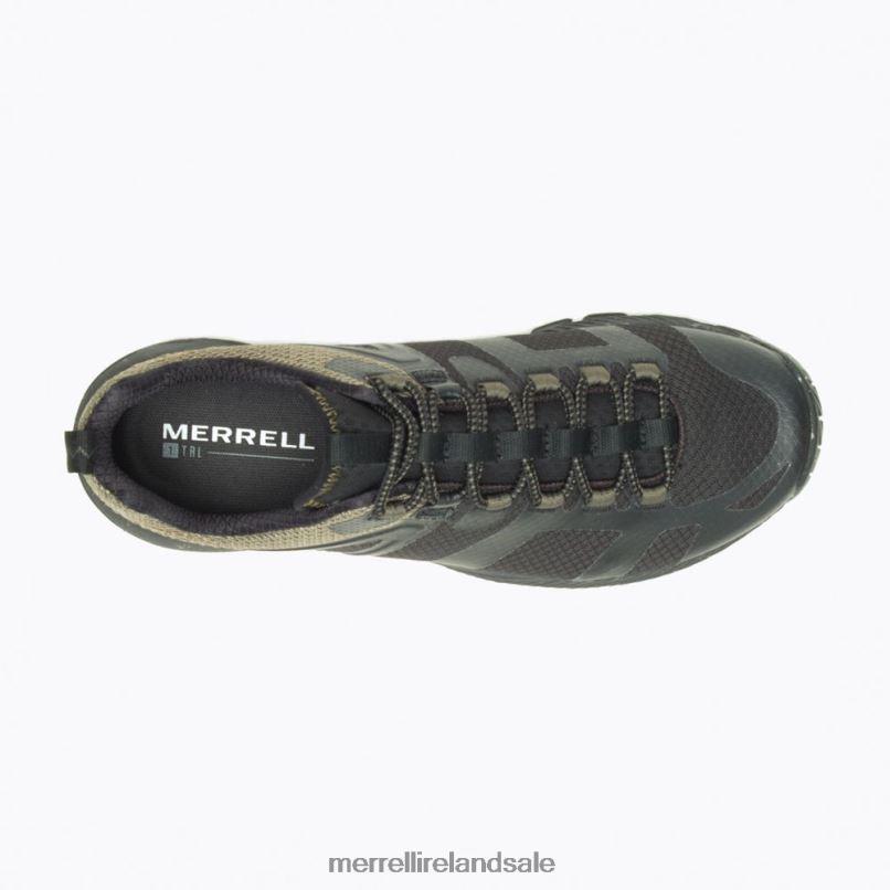 MQM Ace Tec 1TRL (J005103) Merrell Men BX26T642 Black/Olive Shoes