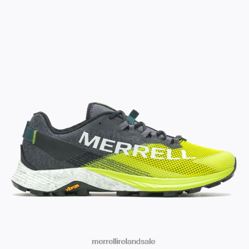 MTL Long Sky 2 (J067367) Merrell Men BX26T3 Hi Viz/Jade Shoes