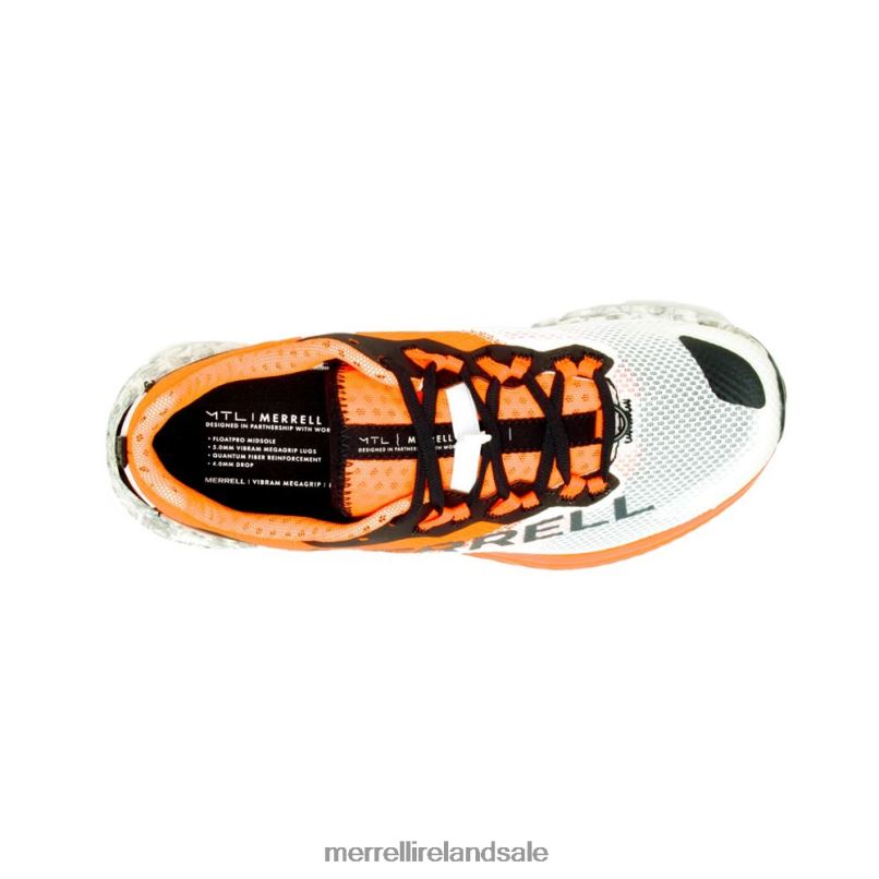 MTL Long Sky 2 (J067567) Merrell Men BX26T6 White/Orange Shoes