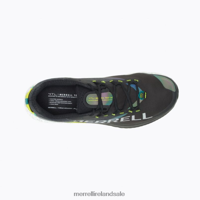 MTL Long Sky 2 Shield (J067365) Merrell Men BX26T608 Black/Jade Shoes