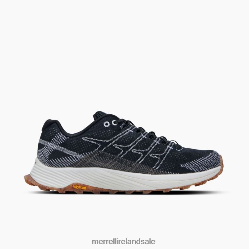 Moab Flight Eco Dye Wide Width (J067011W) Merrell Men BX26T669 Black/White Shoes