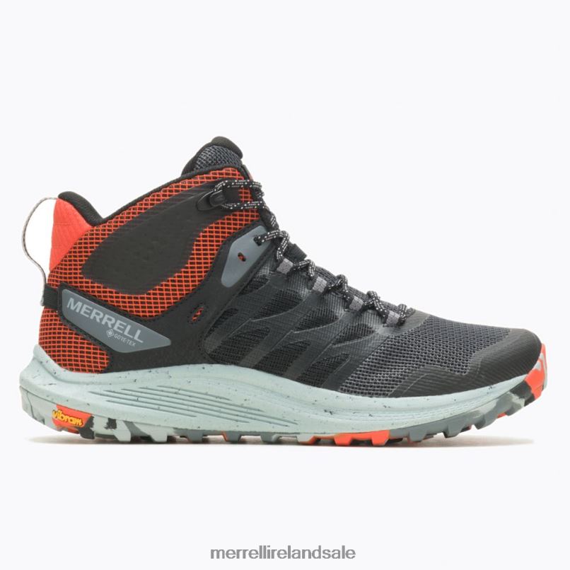 Nova 3 Mid GORE-TEX (J067615) Merrell Men BX26T42 Black/Tangerine Shoes