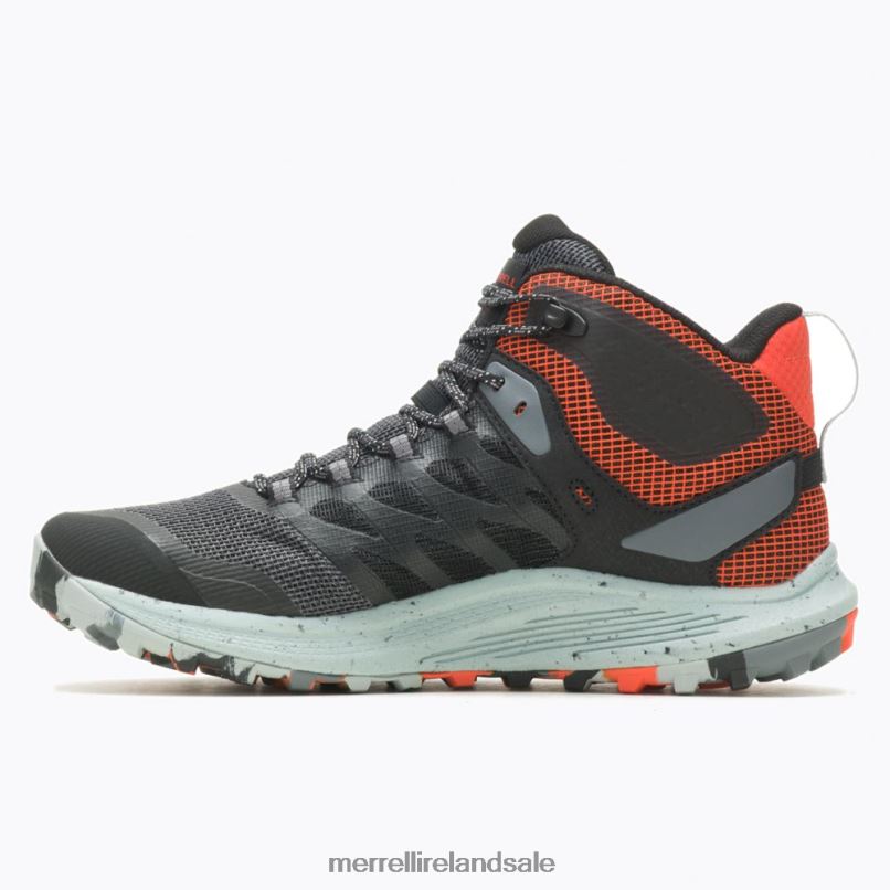 Nova 3 Mid GORE-TEX (J067615) Merrell Men BX26T42 Black/Tangerine Shoes