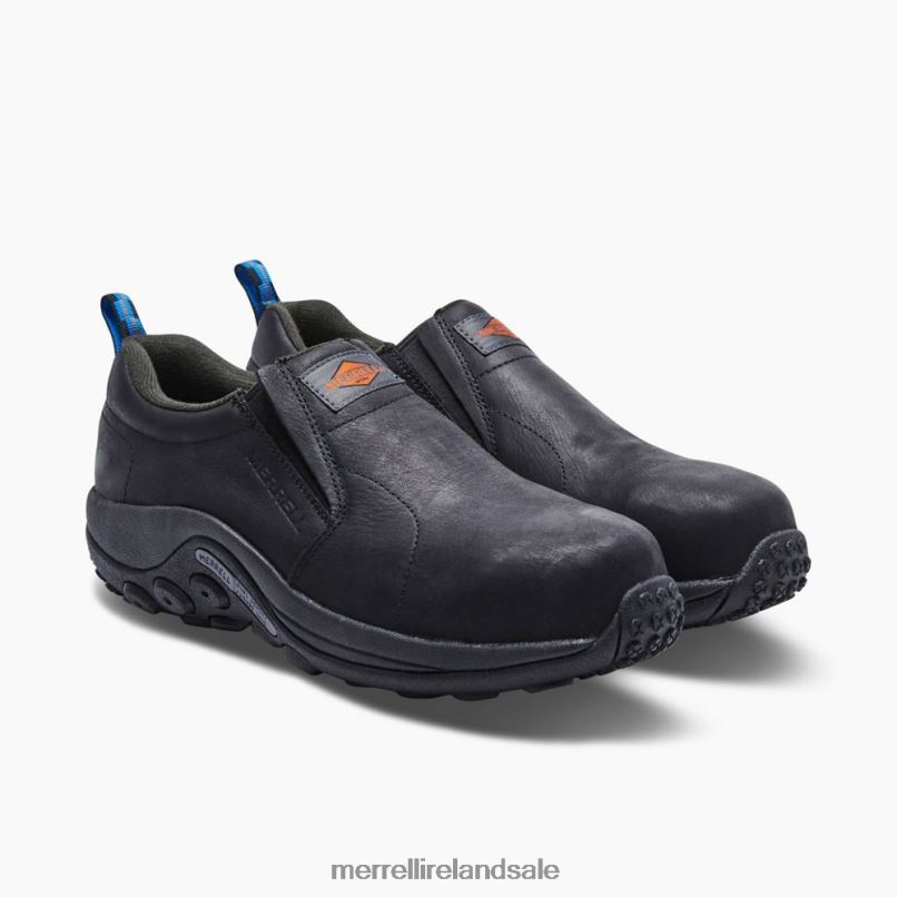 Jungle Moc Leather Comp Toe Work Shoe (J099317) Merrell Men BX26T345 Black Shoes