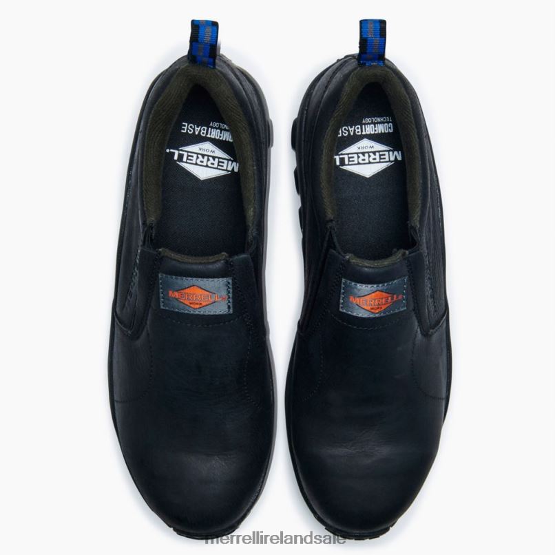 Jungle Moc Leather Comp Toe Work Shoe (J099317) Merrell Men BX26T345 Black Shoes