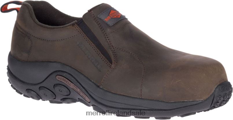 Jungle Moc Leather Comp Toe Work Shoe Wide Width (J099319W) Merrell Men BX26T487 Espresso Shoes