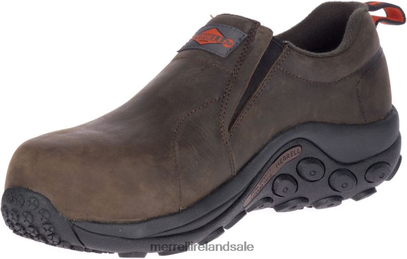 Jungle Moc Leather Comp Toe Work Shoe Wide Width (J099319W) Merrell Men BX26T487 Espresso Shoes