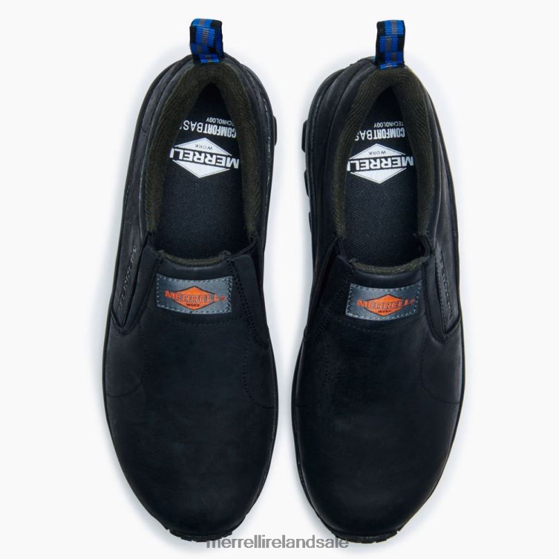 Jungle Moc Leather SR Work Shoe (J099321) Merrell Men BX26T339 Black Shoes